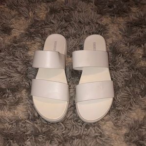 White Platform Sandals